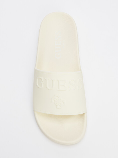 Женские сланцы GUESS SLIPPERS, Артикул E5GZ07BB00F, молочно-белый | 4625378. Ракурс 4 Женские сланцы GUESS SLIPPERS, Артикул E5GZ07BB00F, молочно-белый | 4625378. Ракурс 4