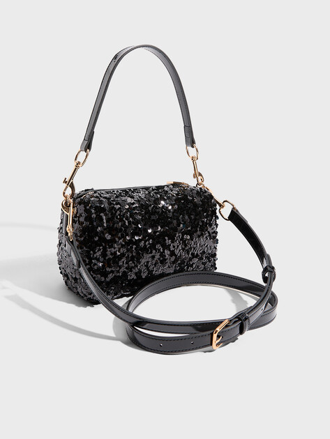 Женская сумка  LOVE MOSCHINO BLING_BLING, Артикул JC4149PP FW25, черный | 4625860. Ракурс 3