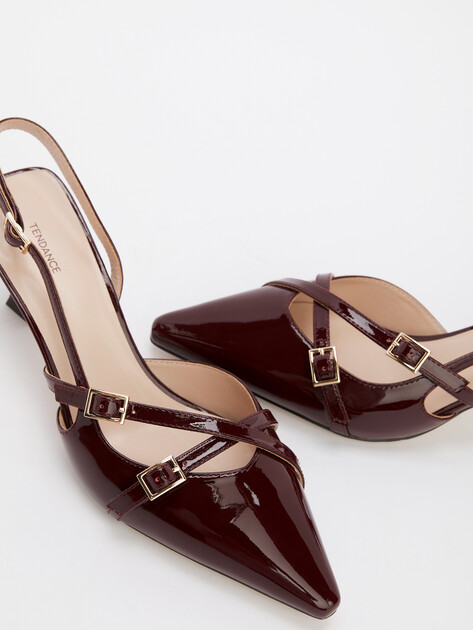 Женские туфли с открытой пяткой (слингбэк) TENDANCE, Артикул RL799-8, винный | 4626786. Ракурс 6 Женские туфли с открытой пяткой (слингбэк) TENDANCE, Артикул RL799-8, винный | 4626786. Ракурс 6