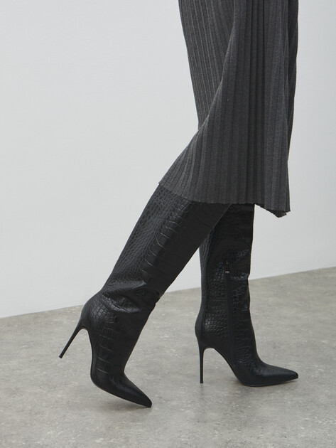 Женские сапоги TENDANCE, Артикул RL809D17-12, черный | 4627787. Ракурс 6