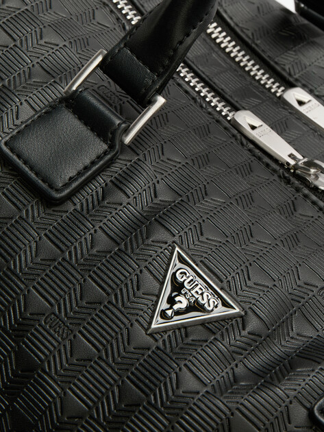 Мужская дорожная сумка GUESS TORINO DUFFLE BAG W VTL ZIP, Артикул TMTODEP5234, черный | 4628281. Ракурс 3