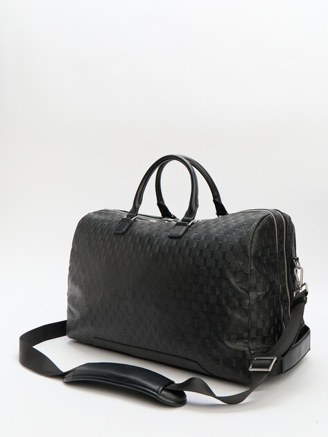Мужская дорожная сумка GUESS TORINO DUFFLE BAG W VTL ZIP, Артикул TMTODEP5234, черный | 4628281. Ракурс 4