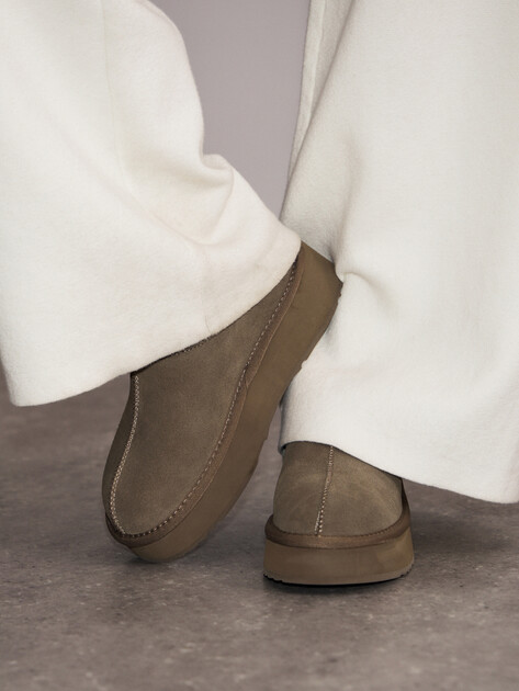 Женские угги TENDANCE, Артикул YS-0529-1S, зелено-коричневый | 4629981. Ракурс 6