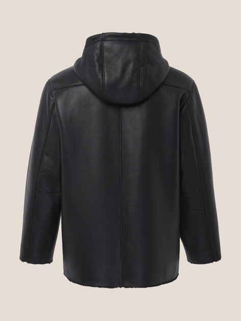 Мужская дубленка  MAISON DAVID, Артикул RV-M3A-D, ночной синий | 4630371. Ракурс 8