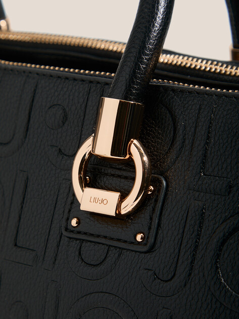 Женский тоут LIU∙JO BOSTON BAG, Артикул AF5008, черный | 4631206. Ракурс 2