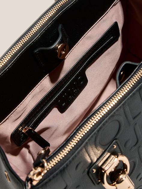 Женский тоут LIU∙JO BOSTON BAG, Артикул AF5008, черный | 4631206. Ракурс 4