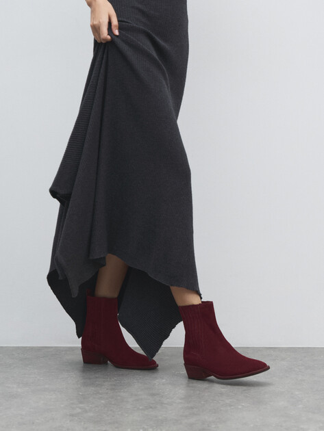 Женские казаки TENDANCE, Артикул SW6885-1, вишневый | 4632122. Ракурс 6