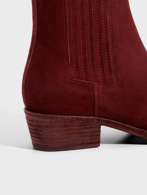 Женские казаки TENDANCE, Артикул SW6885-1, вишневый | 4632122. Ракурс 3