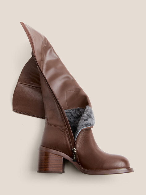 Женские сапоги TENDANCE, Артикул SW251-18, коричневый | 4632258. Ракурс 4