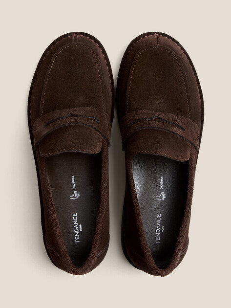 Женские лоферы TENDANCE, Артикул SW638-1, шоколадный | 4632623. Ракурс 4