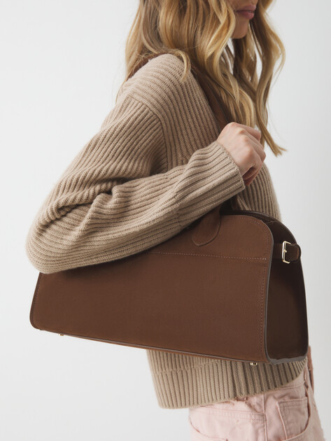 Женский тоут CALZETTI, Артикул DINA, коричневый | 4634352. Ракурс 2 Женский тоут CALZETTI, Артикул DINA, коричневый | 4634352. Ракурс 2