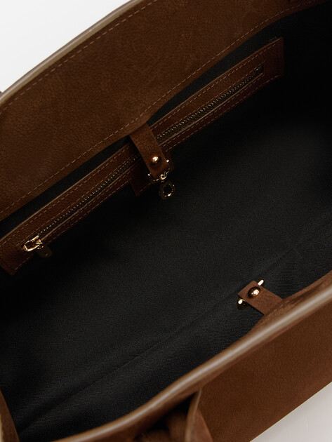 Женский тоут CALZETTI, Артикул DINA, коричневый | 4634352. Ракурс 5 Женский тоут CALZETTI, Артикул DINA, коричневый | 4634352. Ракурс 5