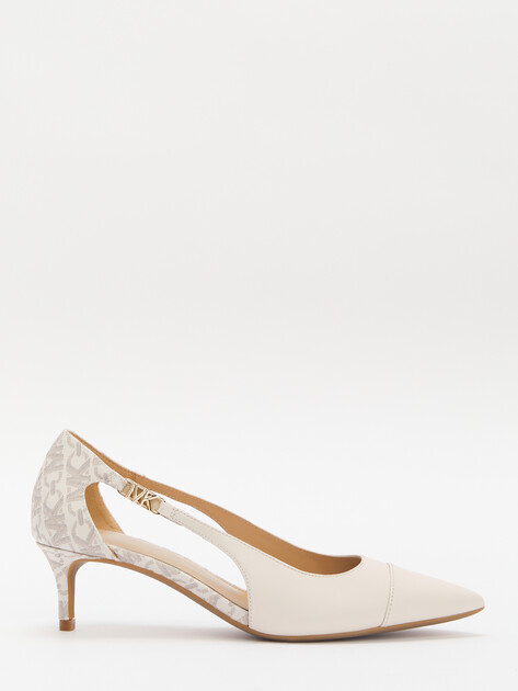 Женские туфли MICHAEL KORS VERONICA KITTEN PUMP, Артикул 40H3VRMP2L(K), бежевый | 4634425. Ракурс 3 Женские туфли MICHAEL KORS VERONICA KITTEN PUMP, Артикул 40H3VRMP2L(K), бежевый | 4634425. Ракурс 3
