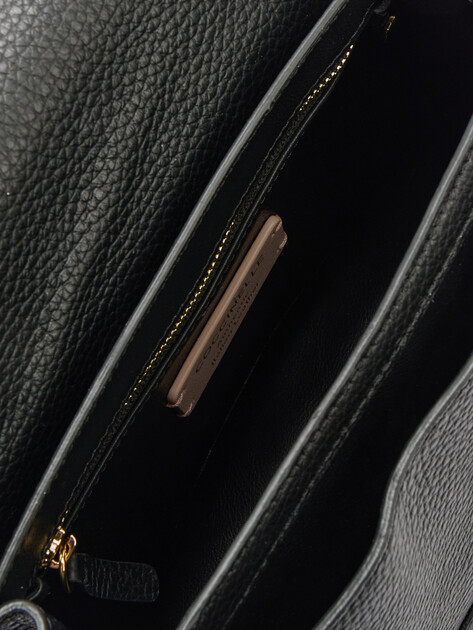 Женская сумка  COCCINELLE HANDBAG GRAINED LEATHER, Артикул E1 SSL 18 02 01, черный | 4635121. Ракурс 5