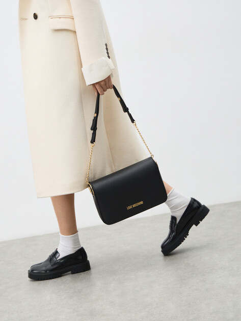 Женская сумка  LOVE MOSCHINO CHUNKY_TAB, Артикул JC4373PP, черный | 4636535. Ракурс 5