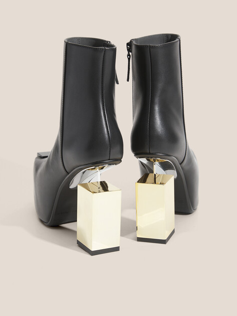 Ботильоны UNITED NUDE Cubist Bootie, Артикул Cubist Bootie, черный | 4636624. Ракурс 5