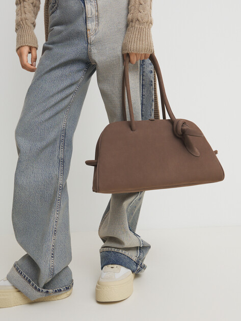 Женский тоут MAISON DAVID, Артикул NATALY, пыльно-коричневый | 4638138. Ракурс 2 Женский тоут MAISON DAVID, Артикул NATALY, пыльно-коричневый | 4638138. Ракурс 2