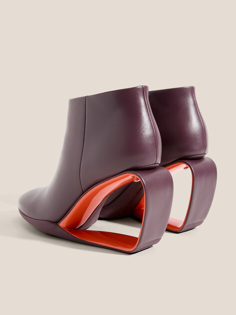 Ботильоны UNITED NUDE Mobius Ankle Bootie Hi, Артикул Mobius Ankle Bootie Hi, фиолетово-бордовый | 4638765. Ракурс 5
