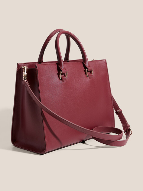 Женский тоут LIU∙JO SHOPPING BAG, Артикул AF5149, винный | 4638869. Ракурс 3