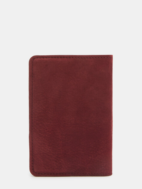 Обложка для паспорта MAISON DAVID, Артикул DAFNA, бордовый | 4639882. Ракурс 2