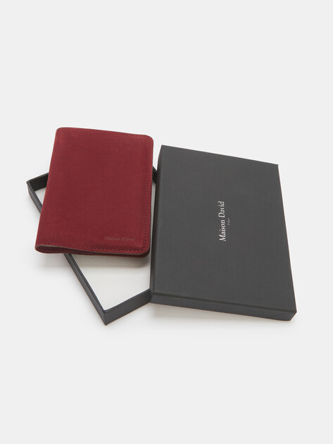 Обложка для паспорта MAISON DAVID, Артикул DAFNA, бордовый | 4639882. Ракурс 4