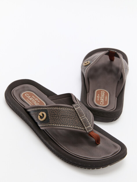 Мужские вьетнамки CARTAGO FIJI IV THONG AD, Артикул 11020, темно-коричневый | 4642327. Ракурс 6
