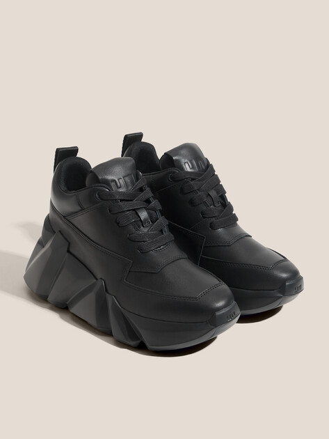 Женские кроссовки на танкетке UNITED NUDE Space Kick Max, Артикул Space Kick Max, черный | 4642562. Ракурс 2