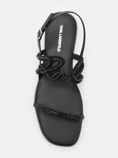 Женские сандалии KARL LAGERFELD OLYMPIA Karl Signia Slide, Артикул KL87425, черный | 4643506. Ракурс 5 Женские сандалии KARL LAGERFELD OLYMPIA Karl Signia Slide, Артикул KL87425, черный | 4643506. Ракурс 5