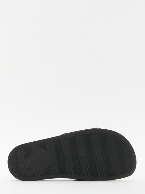Женские сланцы KARL LAGERFELD KONDO 2.0 Karl NFT Slide, Артикул KL80905A, черный | 4643643. Ракурс 4