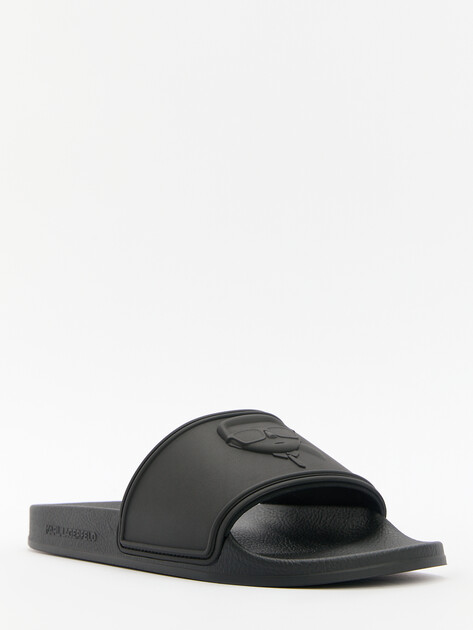 Мужские сланцы KARL LAGERFELD KONDO Karl NFT Relief, Артикул KL70009A, черный | 4643822. Ракурс 3