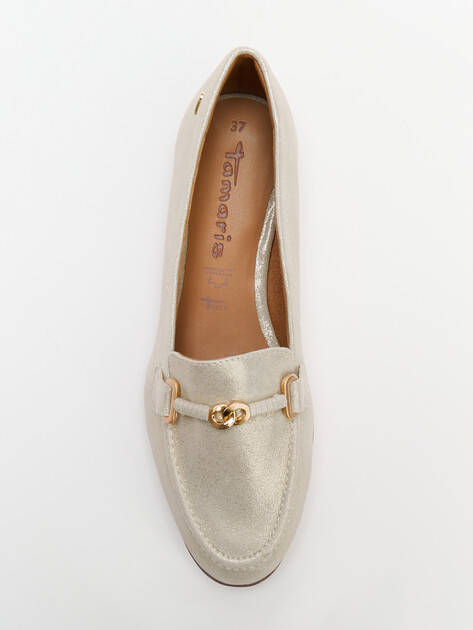 Женские лоферы TAMARIS SANDRINA, Артикул 1-24240-44 (K), серебристо-золотой | 4644052. Ракурс 5