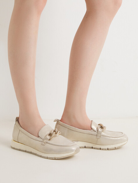 Женские лоферы TAMARIS DIONA, Артикул 1-24711-42 (K), золотой | 4644097. Ракурс 2