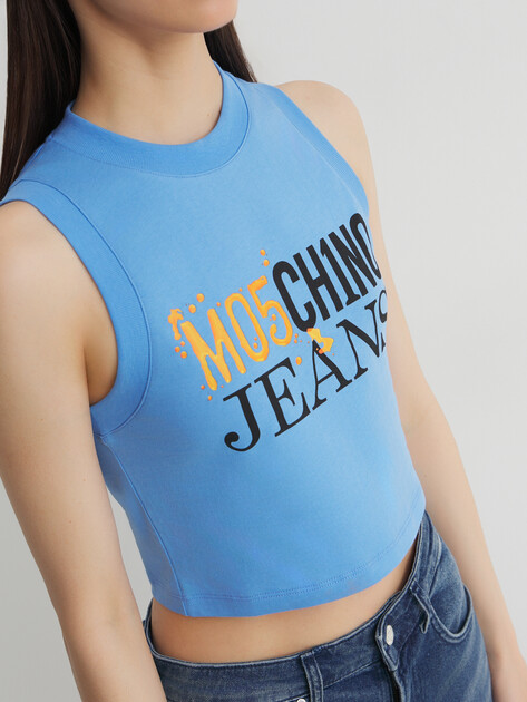 Топ MO5CH1NO JEANS URBAN, Артикул 1213, голубой | 4644415. Ракурс 3 Топ MO5CH1NO JEANS URBAN, Артикул 1213, голубой | 4644415. Ракурс 3
