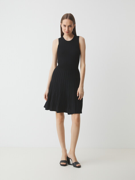 Женское платье MO5CH1NO JEANS SUMMER PARTY, Артикул 0483 SS25, черный | 4644560. Ракурс 2 Женское платье MO5CH1NO JEANS SUMMER PARTY, Артикул 0483 SS25, черный | 4644560. Ракурс 2