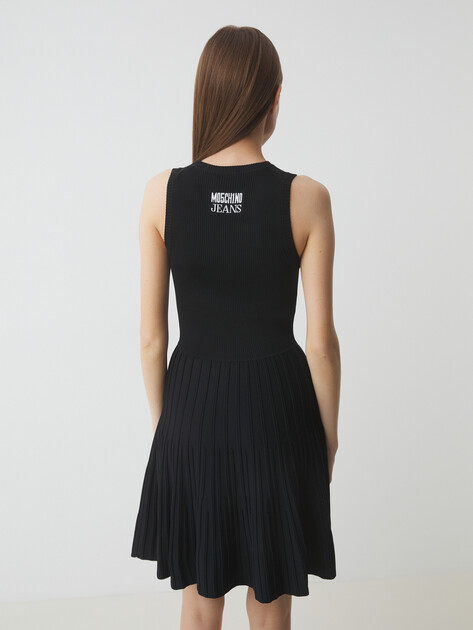 Женское платье MO5CH1NO JEANS SUMMER PARTY, Артикул 0483 SS25, черный | 4644560. Ракурс 4 Женское платье MO5CH1NO JEANS SUMMER PARTY, Артикул 0483 SS25, черный | 4644560. Ракурс 4