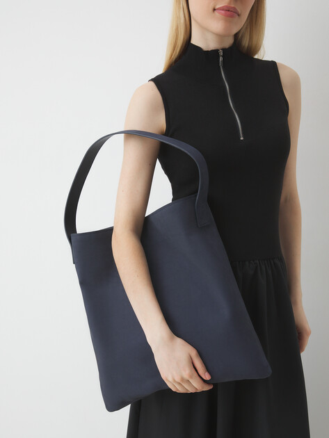 Женский шоппер CALZETTI, Артикул CAROL, серовато-синий | 4645174. Ракурс 2