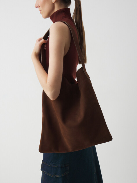 Женский шоппер MAISON DAVID, Артикул CAROL, коричневый | 4645188. Ракурс 2 Женский шоппер MAISON DAVID, Артикул CAROL, коричневый | 4645188. Ракурс 2