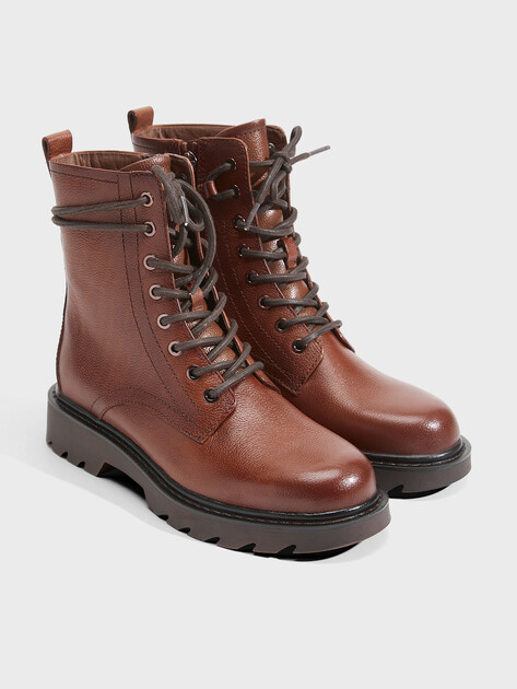 Женские ботинки TAMARIS NELIA, Артикул 1-1-25219-45, красно-коричневый | 4645423. Ракурс 2