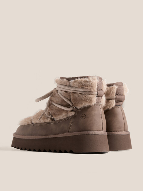 Женские угги TAMARIS ZAMORA, Артикул 1-1-26475-45, серо-коричневый | 4646551. Ракурс 5