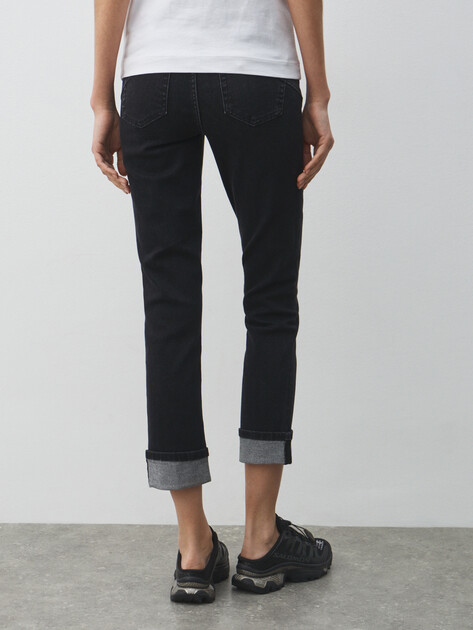 Женские джинсы скинни LIU∙JO B.UP MONROE REG.W. Den., Артикул UF5006, черный | 4648240. Ракурс 4 Женские джинсы скинни LIU∙JO B.UP MONROE REG.W. Den., Артикул UF5006, черный | 4648240. Ракурс 4