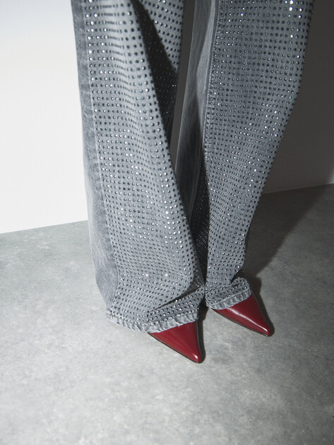 Женские широкие джинсы LIU∙JO PANT.BAGGY WILDE, Артикул UF5095, серый | 4648651. Ракурс 3 Женские широкие джинсы LIU∙JO PANT.BAGGY WILDE, Артикул UF5095, серый | 4648651. Ракурс 3