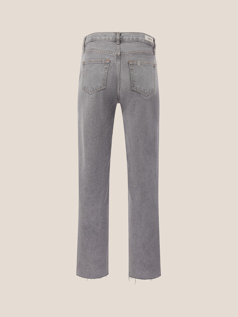 Женские прямые джинсы  LIU∙JO PANT.STRAIGHT L.W., Артикул UF5115, серый | 4648696. Ракурс 7