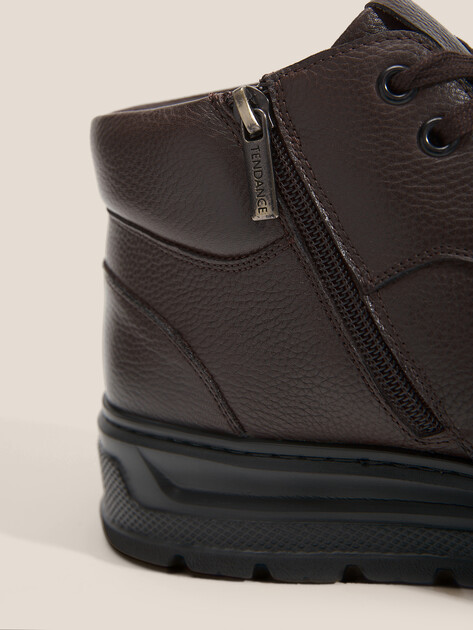 Мужские высокие кеды TENDANCE, Артикул ALA98S-B03, темно-коричневый | 4649466. Ракурс 3