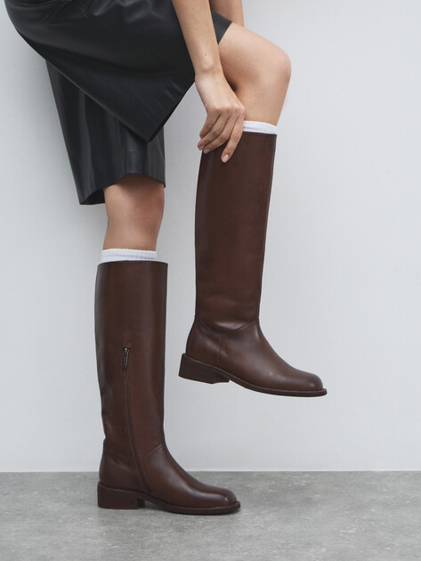 Женские сапоги TENDANCE, Артикул SW3363-1, бордово-коричневый | 4649943. Ракурс 6