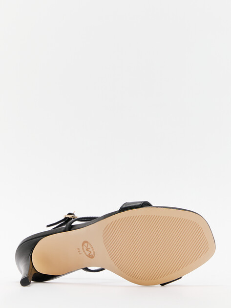 Босоножки MICHAEL KORS LENA HEELED SANDAL, Артикул 40R5LEHS1L(K), черный | 4650203. Ракурс 4 Босоножки MICHAEL KORS LENA HEELED SANDAL, Артикул 40R5LEHS1L(K), черный | 4650203. Ракурс 4