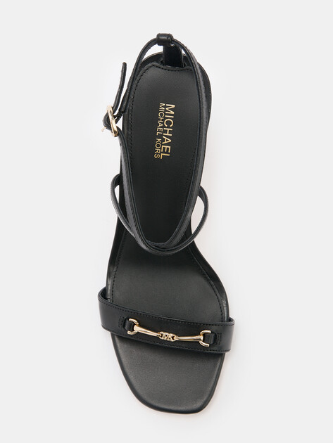 Босоножки MICHAEL KORS LENA HEELED SANDAL, Артикул 40R5LEHS1L(K), черный | 4650203. Ракурс 5 Босоножки MICHAEL KORS LENA HEELED SANDAL, Артикул 40R5LEHS1L(K), черный | 4650203. Ракурс 5