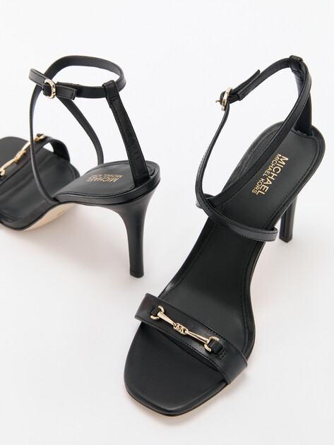 Босоножки MICHAEL KORS LENA HEELED SANDAL, Артикул 40R5LEHS1L(K), черный | 4650203. Ракурс 6 Босоножки MICHAEL KORS LENA HEELED SANDAL, Артикул 40R5LEHS1L(K), черный | 4650203. Ракурс 6