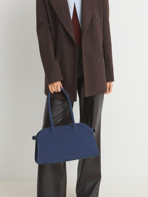 Женский тоут CALZETTI, Артикул DINA, синий | 4650829. Ракурс 2