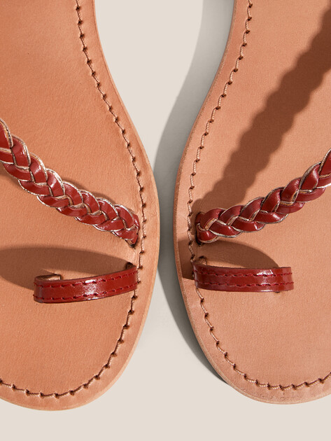 Женские сандалии LES TROPEZIENNES, Артикул HAPYDEA, бордовый | 4650855. Ракурс 3