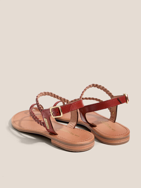 Женские сандалии LES TROPEZIENNES, Артикул HAPYDEA, бордовый | 4650855. Ракурс 5